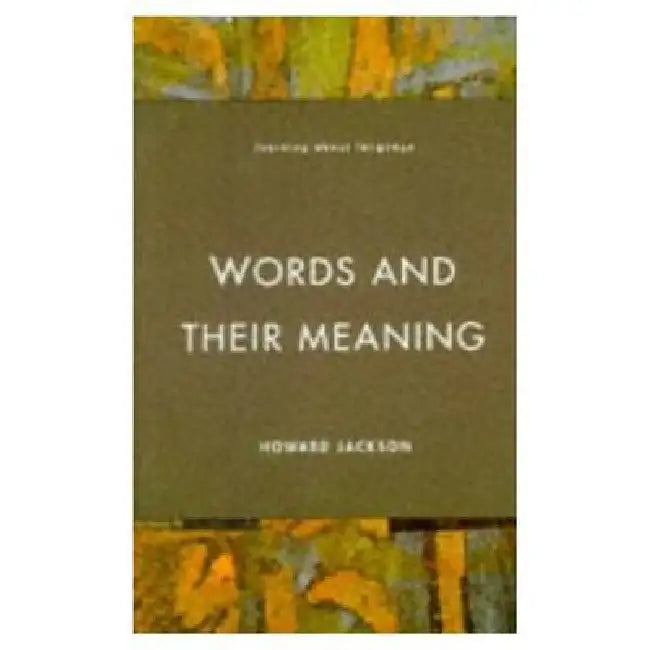 Buy Words and Their Meaning (English, Jackson Howard) Online at Best Price - BookBajar