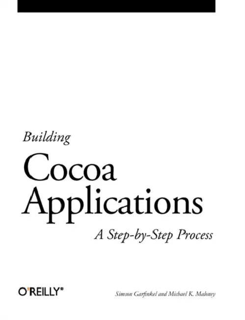 Buy Building Cocoa Applications (English, Simson Garfinkel | Michael Mahoney) Online at Best Price - BookBajar