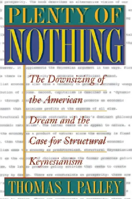 Buy Plenty of Nothing (English, Thomas I. Palley) Online at Best Price - BookBajar
