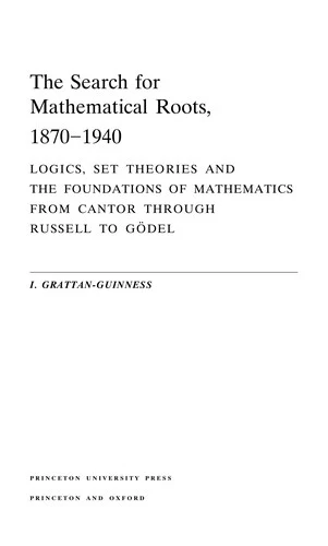 Buy The Search for Mathematical Roots, 1870-1940 (English, Ivor Grattan-Guinness) Online at Best Price - BookBajar