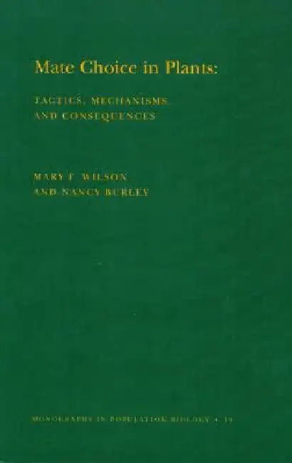 Buy Mate Choice in Plants (English, Nancy Burley | Mary F. Willson) Online at Best Price - BookBajar