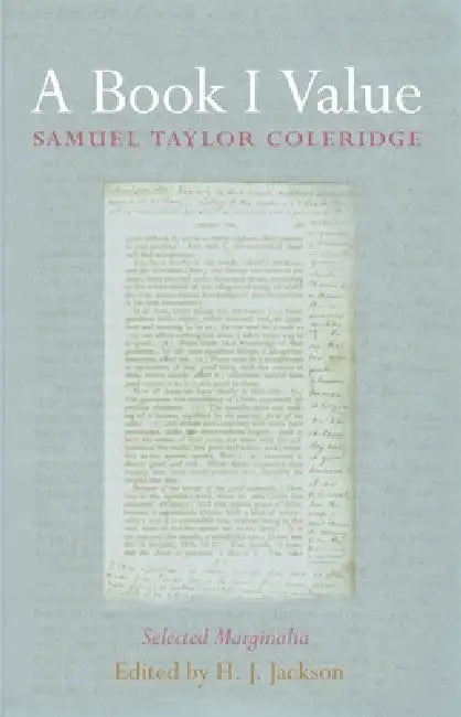 Buy A Book I Value (English, Samuel Taylor Coleridge | H. J. Jackson) Online at Best Price - BookBajar