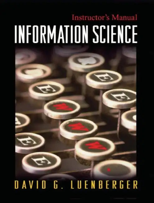 Buy Information Science (English, David G. Luenberger) Online at Best Price - BookBajar