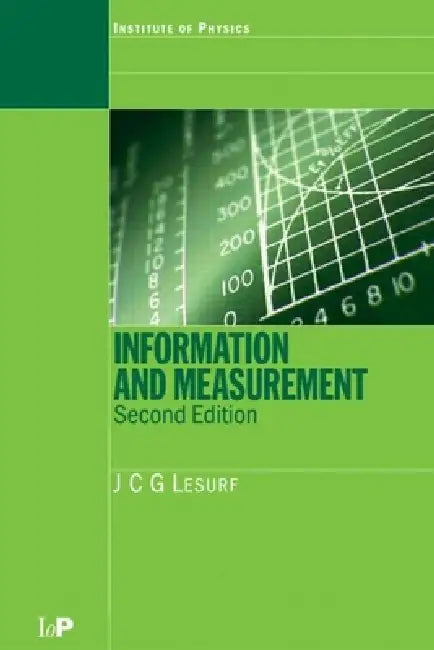 Buy Information and Measurement (English, J. C. G. Lesurf) Online at Best Price - BookBajar