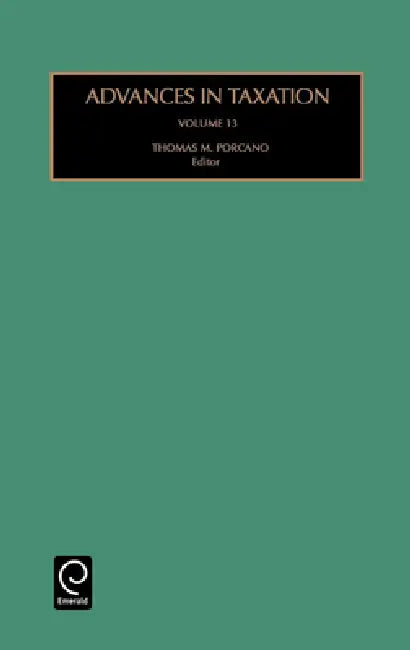 Buy Advances in Taxation (English, Thomas M. Porcano) Online at Best Price - BookBajar