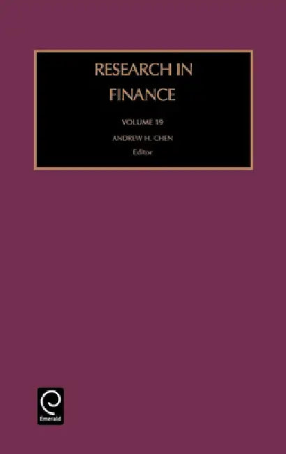 Buy Research in Finance (English, Andrew H. Chen) Online at Best Price - BookBajar