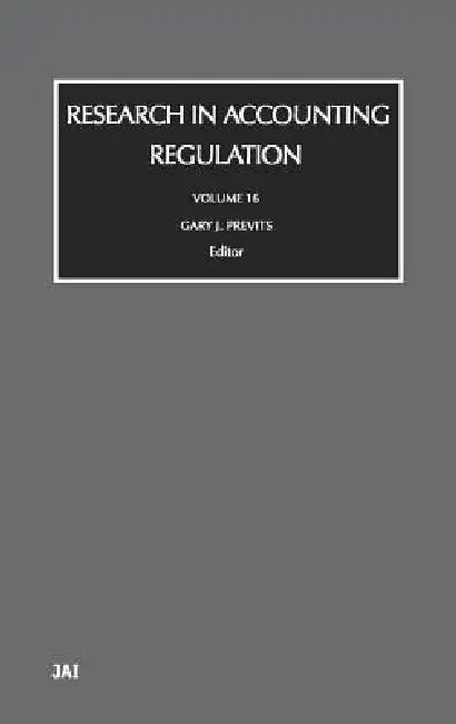 Buy Research in Accounting Regulation (English, Gary Previts) Online at Best Price - BookBajar