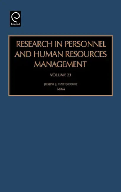 Buy Research in Personnel and Human Resources Management (English, Joseph J. Martocchio) Online at Best Price - BookBajar
