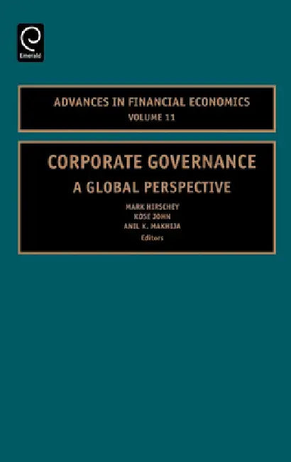 Buy Corporate Governance (English, Mark Hirschey | Kose John | Anil K. Makhija) Online at Best Price - BookBajar