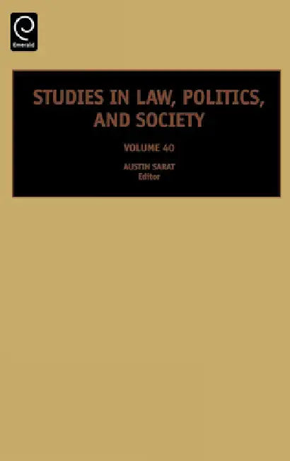 Buy Studies in Law, Politics, and Society (English, Austin Sarat) Online at Best Price - BookBajar