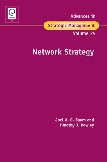 Buy Network Strategy (English, Joel Baum | Tim Rowley) Online at Best Price - BookBajar