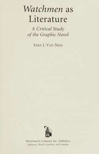 Buy Watchmen as Literature (English, Sara J. Van Ness) Online at Best Price - BookBajar