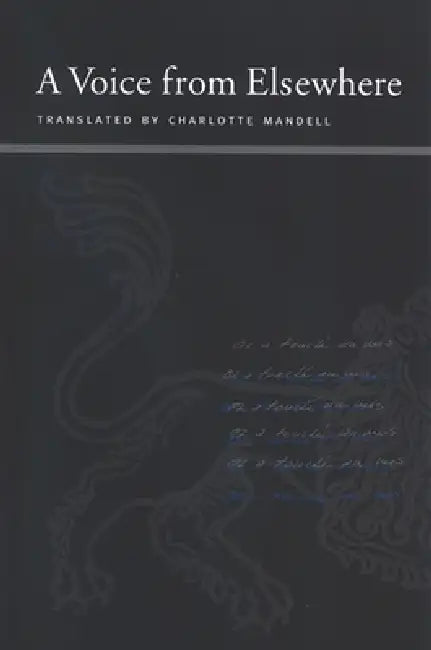 Buy A Voice from Elsewhere (English, Maurice Blanchot | Charlotte Mandell) Online at Best Price - BookBajar