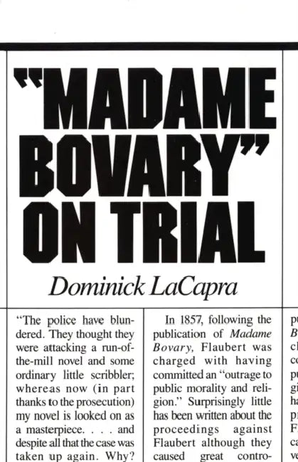 Buy Madame Bovary on Trial (English, Dominick LaCapra) Online at Best Price - BookBajar