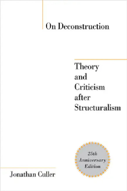 Buy On Deconstruction (English, Jonathan Culler) Online at Best Price - BookBajar