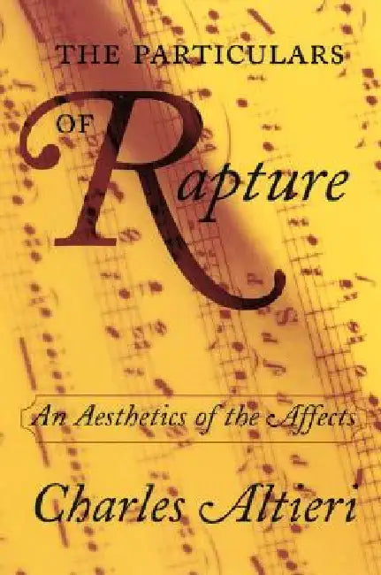 Buy The Particulars of Rapture (English, Charles Altieri) Online at Best Price - BookBajar