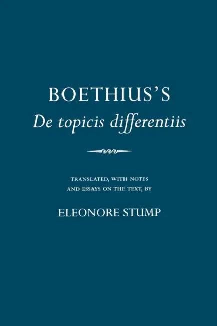 Buy Boethius's de Topicis Differentiis (English, Boethius | Eleonore Stump) Online at Best Price - BookBajar