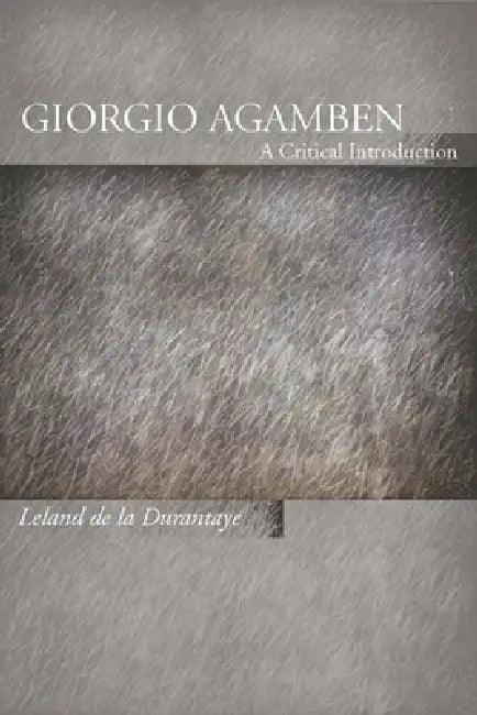 Buy Giorgio Agamben (English, Leland de la Durantaye) Online at Best Price - BookBajar