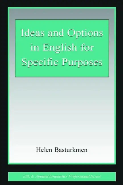 Buy Ideas and Options in English for Specific Purposes (English, Helen Basturkmen) Online at Best Price - BookBajar