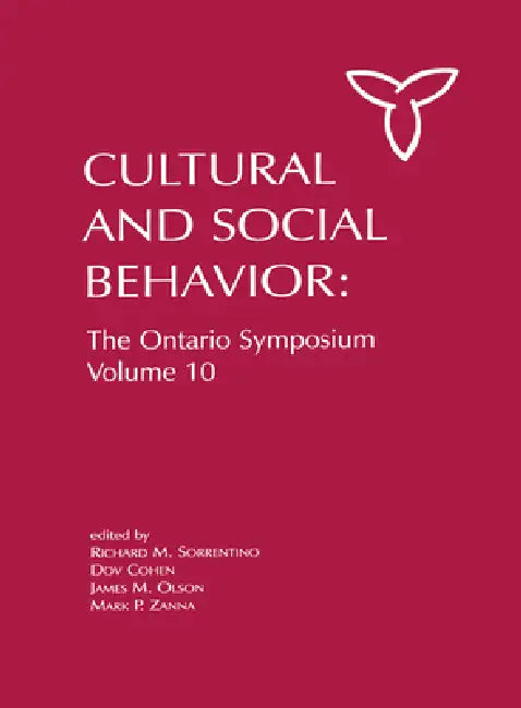 Buy Culture and Social Behavior (English, Richard M. Sorrentino | Dov Cohen | James M. Olson) Online at Best Price - BookBajar