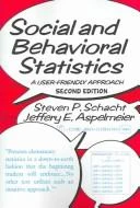 Buy Social and Behavioral Statistics (English, Steven P. Schacht) Online at Best Price - BookBajar