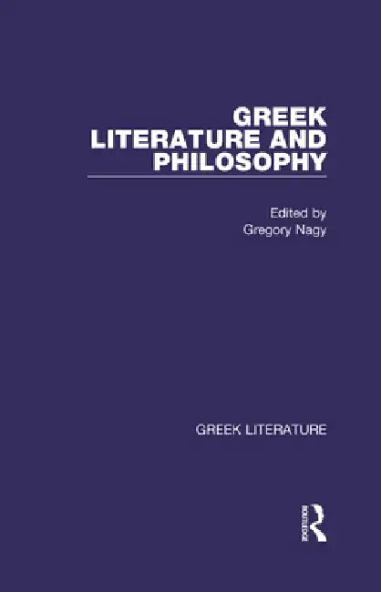 Buy Greek Literature and Philosophy (English, Gregory Nagy) Online at Best Price - BookBajar