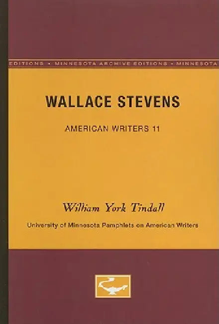 Buy Wallace Stevens - American Writers 11 (English, William York Tindall) Online at Best Price - BookBajar