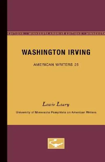 Buy Washington Irving - American Writers 25 (English, Lewis Leary) Online at Best Price - BookBajar