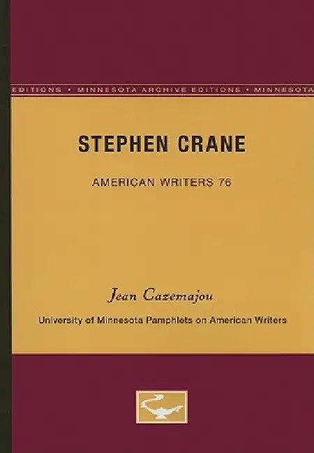 Buy Stephen Crane - American Writers 76 (English, Jean Cazemajou) Online at Best Price - BookBajar