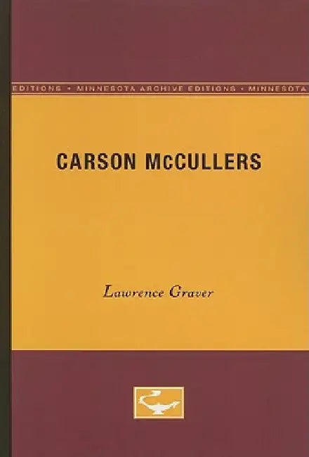 Buy Carson McCullers (English, Lawrence Graver) Online at Best Price - BookBajar