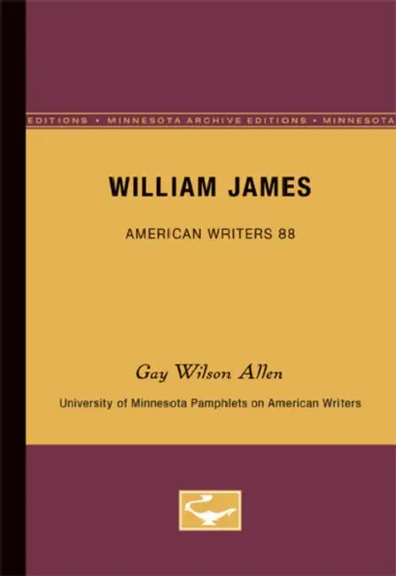 Buy William James - American Writers 88 (English, Gay Wilson Allen) Online at Best Price - BookBajar