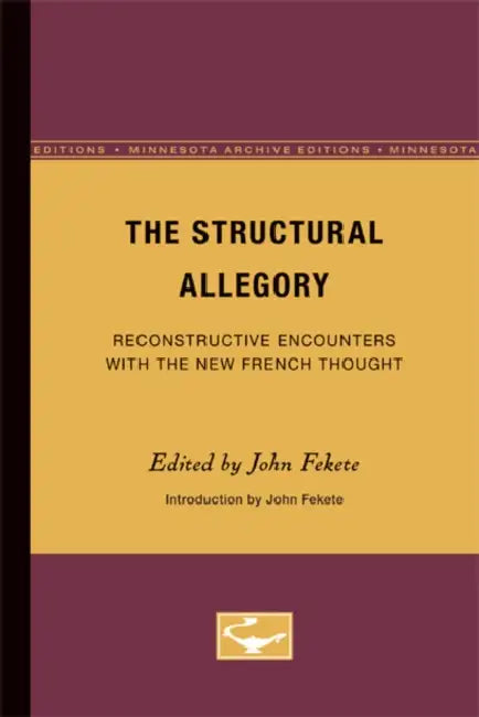 Buy The Structural Allegory (English, John Fekete) Online at Best Price - BookBajar