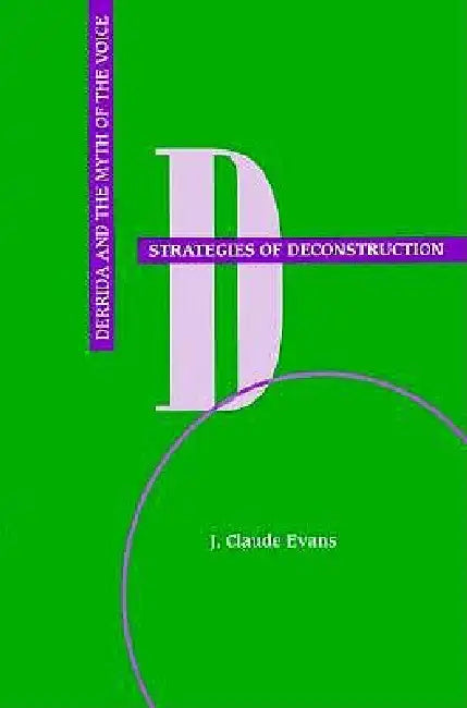 Buy Strategies of Deconstruction (English, J. Claude Evans) Online at Best Price - BookBajar
