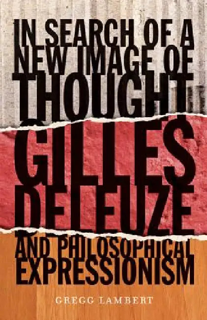 Buy In Search of a New Image of Thought (English, Gregg Lambert) Online at Best Price - BookBajar