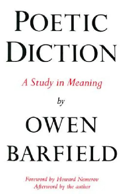 Buy Poetic Diction (English, Owen Barfield | Howard Nemerov) Online at Best Price - BookBajar