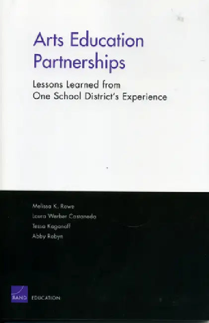 Buy Arts Education Parterships (English, Melissa K. Rowe) Online at Best Price - BookBajar