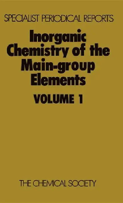 Buy Inorganic Chemistry of the Main-Group Elements (English, C. C. Addison) Online at Best Price - BookBajar
