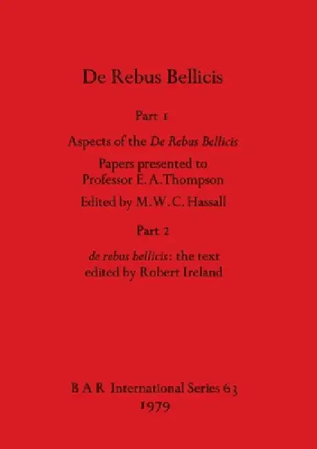 Buy De Rebus Bellicis (English, M. W. C. Hassall | Robert Ireland) Online at Best Price - BookBajar