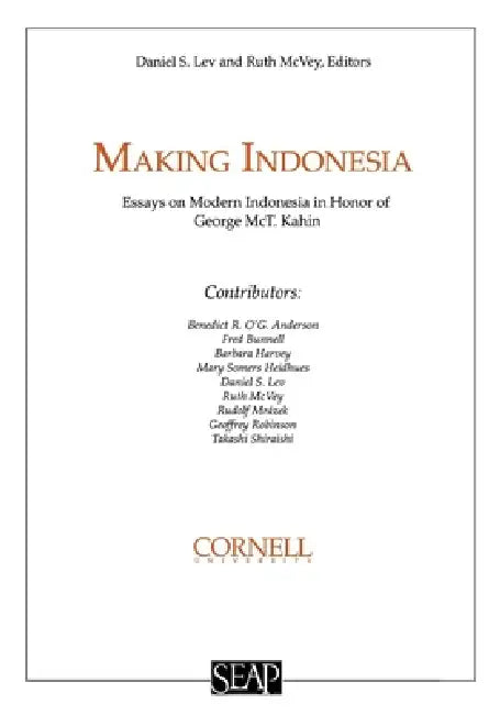 Buy Making Indonesia (English, Daniel S. Lev | Ruth T. McVey) Online at Best Price - BookBajar