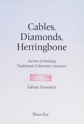 Buy Cables, Diamonds, & Herringbone (English, Sabine Domnick) Online at Best Price - BookBajar