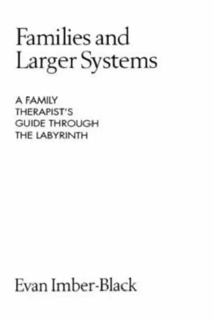 Buy Families and Larger Systems (English, Evan Imber-Black) Online at Best Price - BookBajar