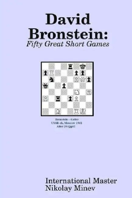 Buy David Bronstein (English, Nikolay Minev) Online at Best Price - BookBajar