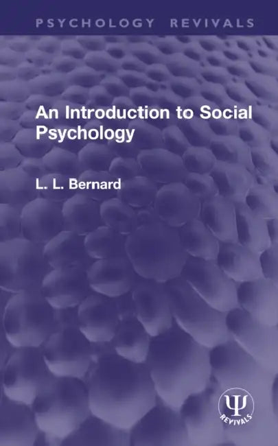 Buy An Introduction to Social Psychology (English, L. L. Bernard) Online at Best Price - BookBajar