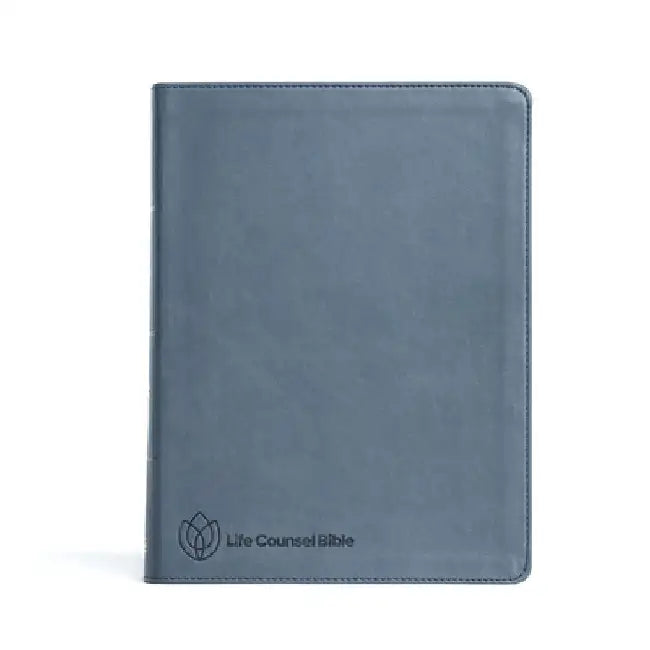 Buy CSB Life Counsel Bible, Slate Blue Leathertouch (English, New Growth Press | Csb Bibles by Holman) Online at Best Price - BookBajar