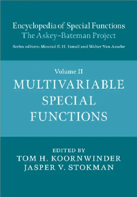 Buy Encyclopedia of Special Functions (English, Tom H. Koornwinder | Jasper V. Stokman) Online at Best Price - BookBajar