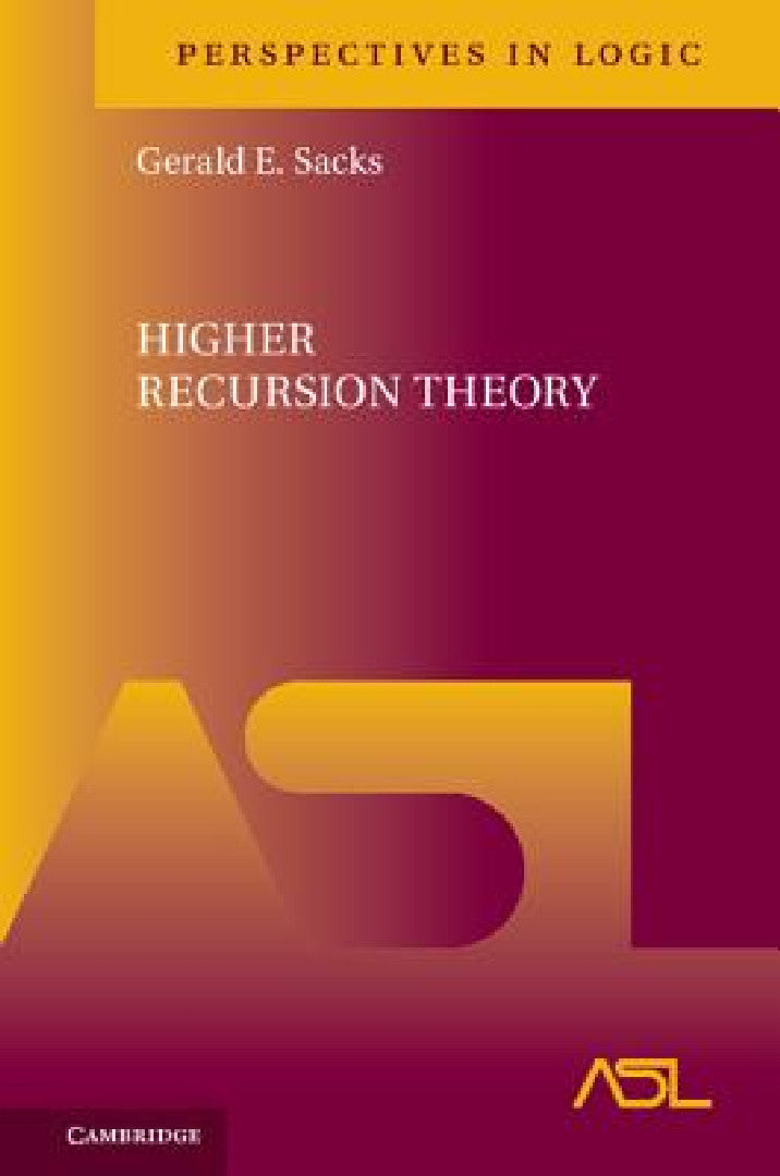 Buy Higher Recursion Theory (English, Gerald E. Sacks) Online at Best Price - BookBajar