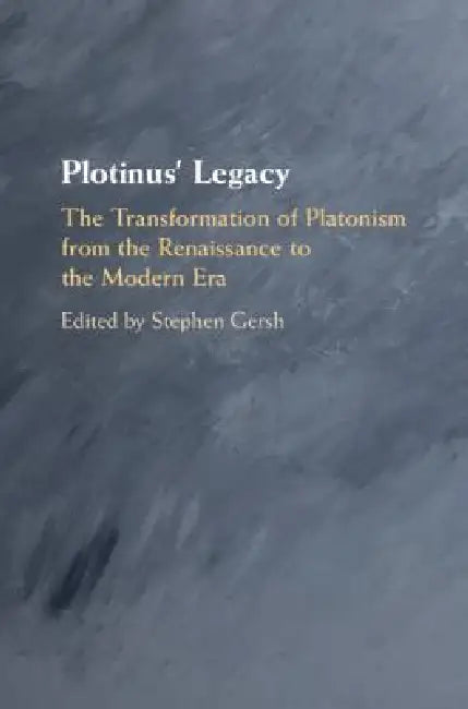 Buy Plotinus' Legacy (English, Stephen Gersh) Online at Best Price - BookBajar