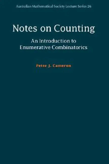 Buy Notes on Counting (English, Peter J. Cameron) Online at Best Price - BookBajar