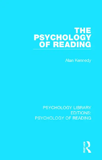 Buy The Psychology of Reading (English, Alan Kennedy) Online at Best Price - BookBajar