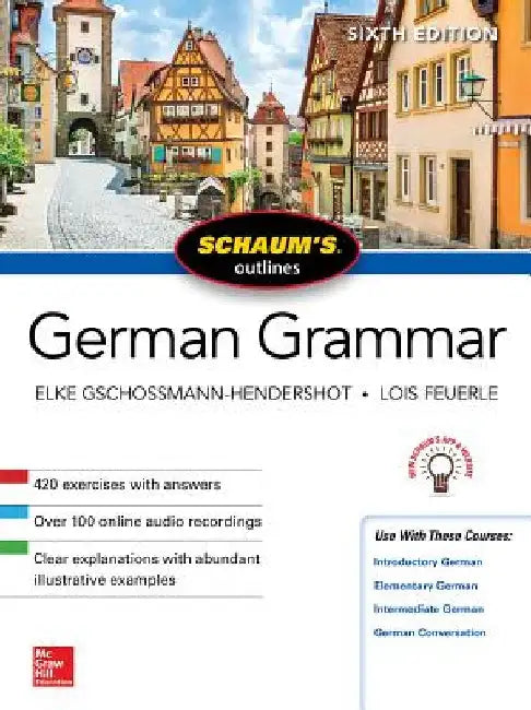 Buy Schaum's Outline of German Grammar, Sixth Edition (English, Elke Gschossmann-Hendershot) Online at Best Price - BookBajar